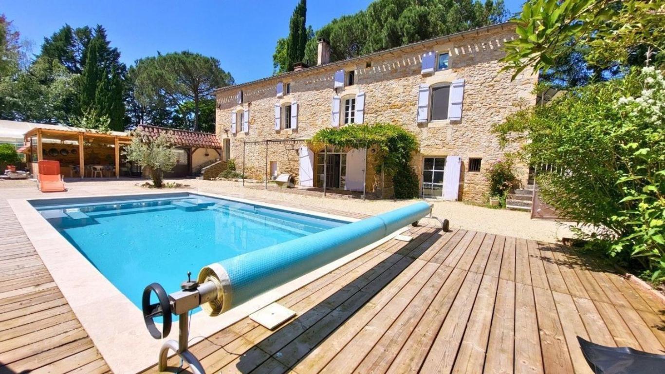 Domaine La Buissiere Duravel "La Maison" Piscine Privative Luaran gambar